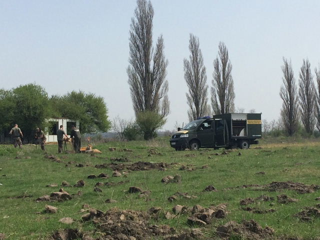 Sárbogárd volt szovjet laktanya lőszermentesítése